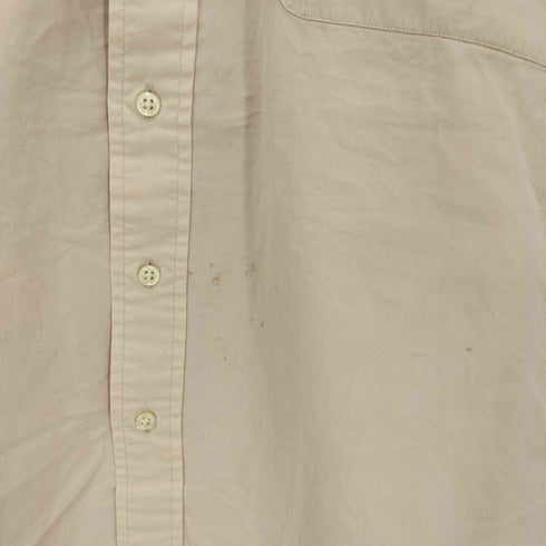 ラルフローレン RALPH LAUREN 90s BIG SHIRT コットン 長袖 ボタンダウン メンズ import:M