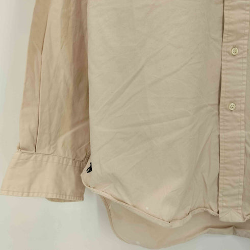 ラルフローレン RALPH LAUREN 90s BIG SHIRT コットン 長袖 ボタンダウン メンズ import:M