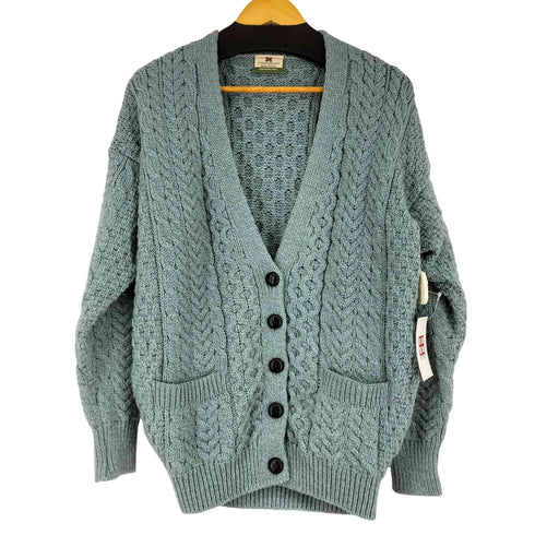 キャレイグドン Carraig Donn MADE IN IRELAND メリノウール ニットカーディガン レディース