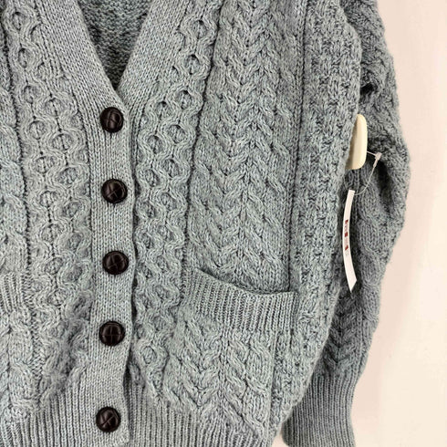 キャレイグドン Carraig Donn MADE IN IRELAND メリノウール ニットカーディガン レディース
