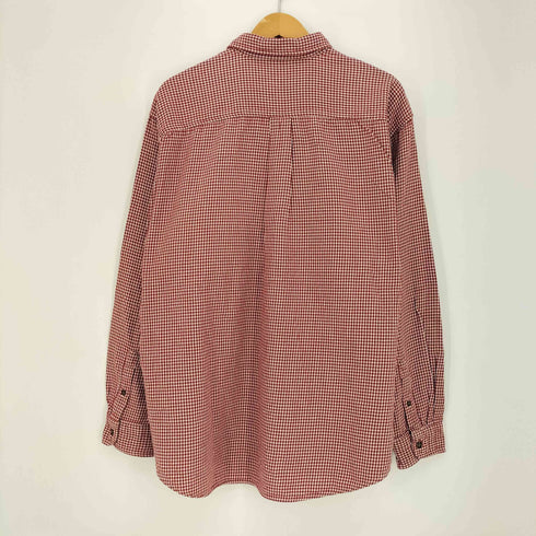 ジェイクルー J.CREW 90-00s 千鳥格子 長袖 ボタンダウンシャツ メンズ import:L