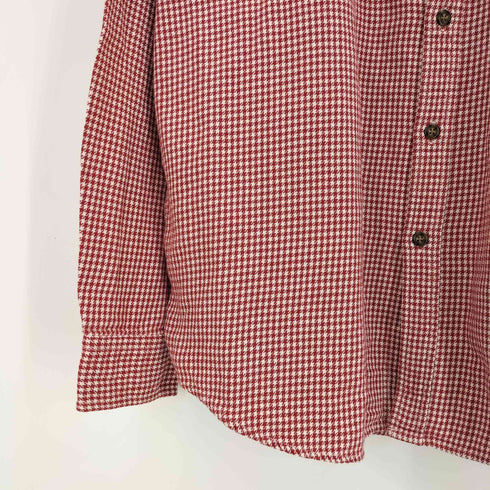 ジェイクルー J.CREW 90-00s 千鳥格子 長袖 ボタンダウンシャツ メンズ import:L