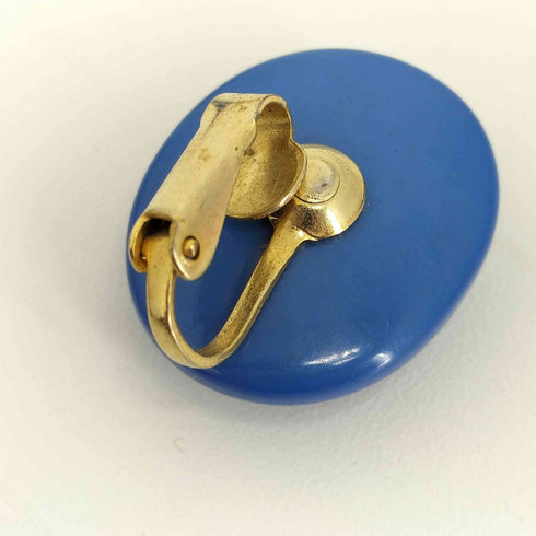 ヴィンテージ ガラスビーズ フラワー イヤリング レディース