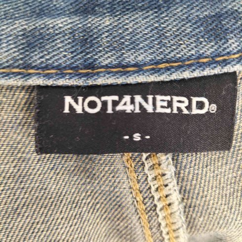 NOT4NERD 5ポケット ジップフライ サイド ハト目 ウォッシュド フレア デニム パンツ Y2K レディース