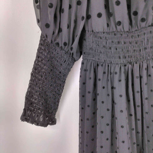 ザラ ZARA ドット ティアードロングワンピース レディース JPN:S