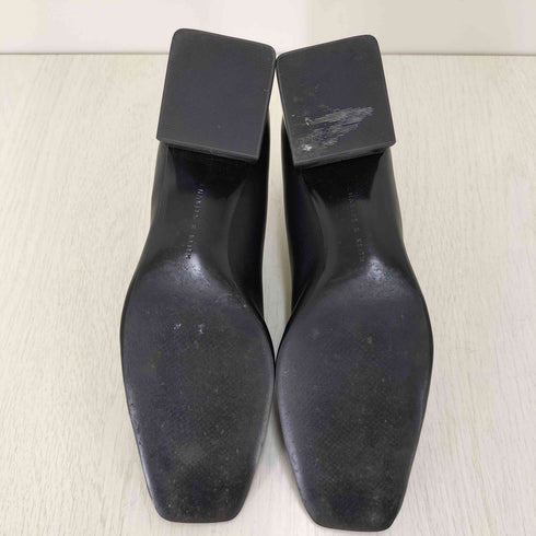 チャールズアンドキース CHARLES&KEITH ツイードブロックヒールペニーローファー レディース EUR:35