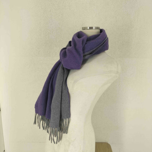 イセタンメンズ ISETAN MENS カシミヤ100 フリンジマフラー メンズ