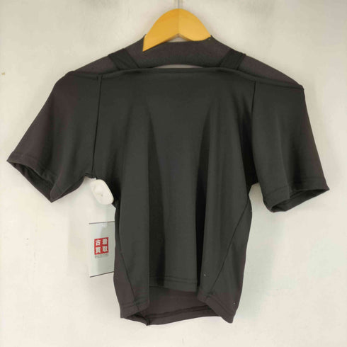 バタフライプリント S/S ベルトデザイントップス レディース