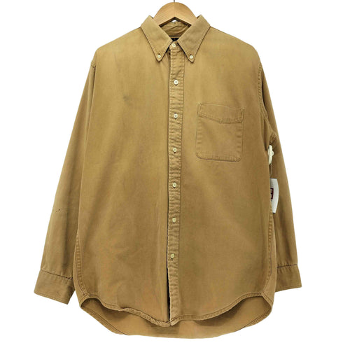 ジェイクルー J.CREW 90S 巨人タグ USA製 コットン ロングスリーブボタンダウンシャツ メンズ import:M