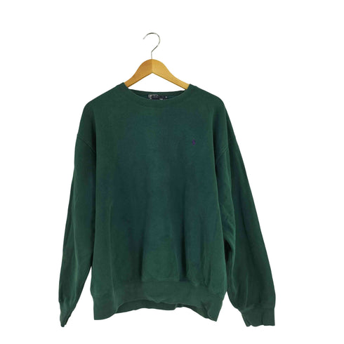 ポロバイラルフローレン Polo by RALPH LAUREN 90S エルサルバドル製 ポニー刺繍 スウェット メンズ import:XL