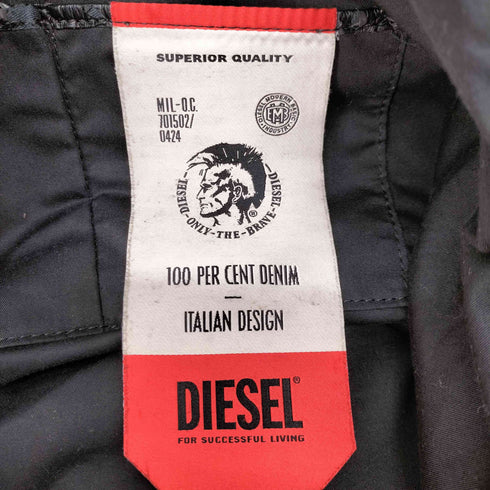 ディーゼル DIESEL ロゴ ツギハギ デニム メッセンジャー バッグ メンズ