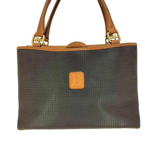 バリー BALLY イタリア製 モノグラム ミニ ボストンバッグ ハンドバッグ レディース