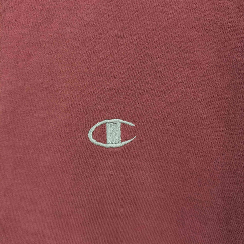 チャンピオン Champion 00S メキシコ製 ワンポイントロゴ刺繍 前V スウェット メンズ import:XL