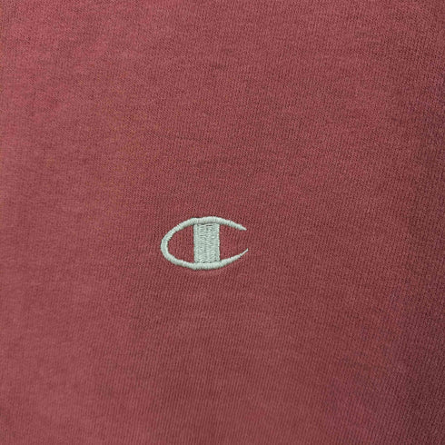 チャンピオン Champion 00S メキシコ製 ワンポイントロゴ刺繍 前V スウェット メンズ import:XL