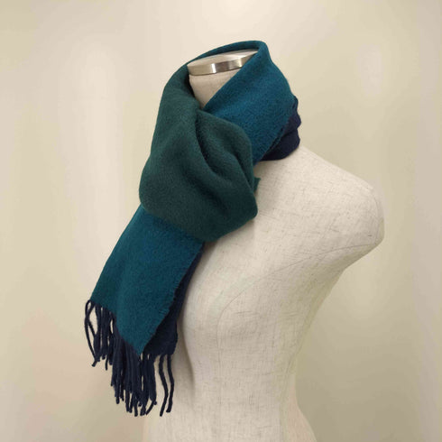 グレンプリンス Glen Prince スコットランド製 カシミヤ100 フリンジマフラー メンズ