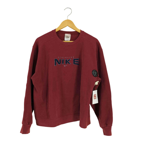 ナイキ NIKE 90S USA製 ロゴワッペンスウェット メンズ import:XL