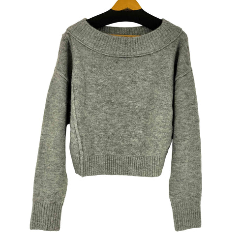 Matin Kim オフショルダー STRING KNIT PULLOVER レディース FREE