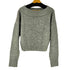 Matin Kim オフショルダー STRING KNIT PULLOVER レディース FREE
