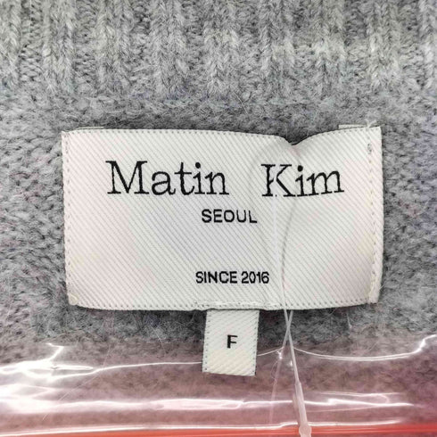 Matin Kim オフショルダー STRING KNIT PULLOVER レディース FREE