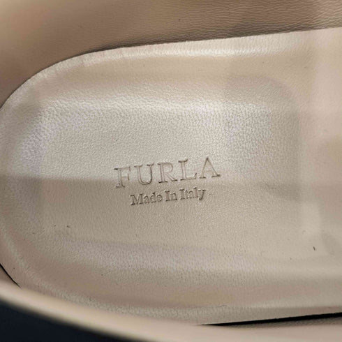 フルラ FURLA SPY エナメル レザー ジップ デザイン スニーカー レディース