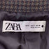 ザラ ZARA 千鳥格子 ミドルコート レディース import:S