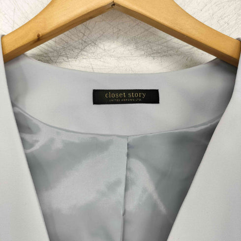 クローゼットストーリー closet story ノーカラージャケット レディース JPN:36