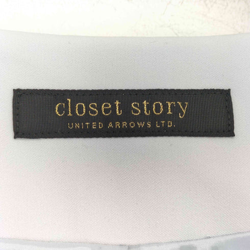クローゼットストーリー closet story ノーカラージャケット レディース JPN:36