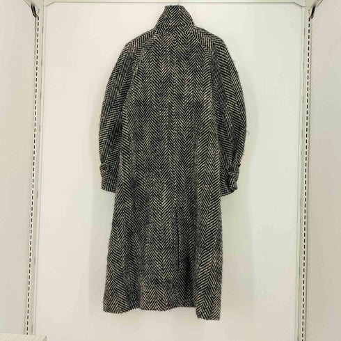 メゾンスペシャル MAISON SPECIAL 23aw ミックスツイードボリュームステンカラーコート レディース import:M