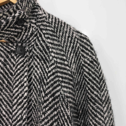 メゾンスペシャル MAISON SPECIAL 23aw ミックスツイードボリュームステンカラーコート レディース import:M