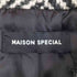 メゾンスペシャル MAISON SPECIAL 23aw ミックスツイードボリュームステンカラーコート レディース import:M