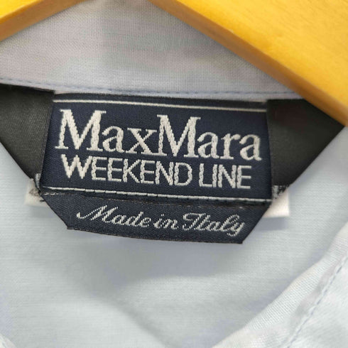 マックスマーラウィーケンドライン Max Mara WEEKEND LINE レーヨン 開襟 シャツ レディース import:L