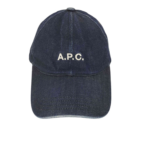 アーペーセー A.P.C. ロゴ刺繍 デニムキャップ メンズ 58