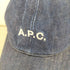 アーペーセー A.P.C. ロゴ刺繍 デニムキャップ メンズ 58