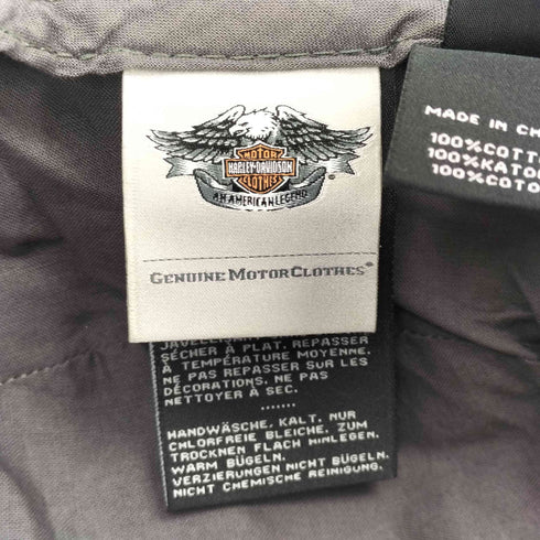 ハーレーダビッドソン HARLEY-DAVIDSON ロゴ刺繍ワークキャップ メンズ