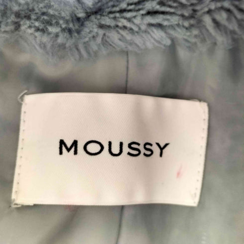 マウジー moussy フェイクファーハーフコート レディース FREE