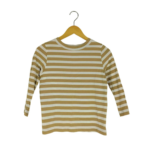 フォーティファイブアールピーエム 45rpm シャンクリーンボーダー四角Tシャツ レディース JPN:2