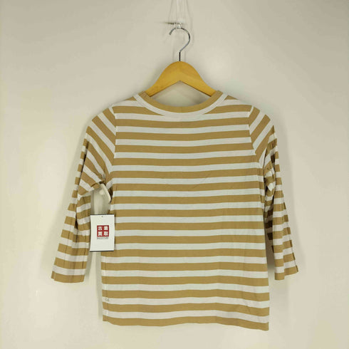 フォーティファイブアールピーエム 45rpm シャンクリーンボーダー四角Tシャツ レディース JPN:2