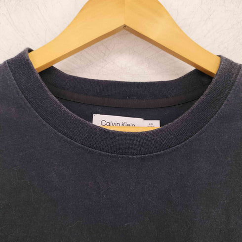 カルバンクライン CALVIN KLEIN スタンダードロゴ リラックス クルーネックTシャツ メンズ L/G