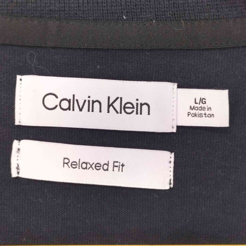 カルバンクライン CALVIN KLEIN スタンダードロゴ リラックス クルーネックTシャツ メンズ L/G
