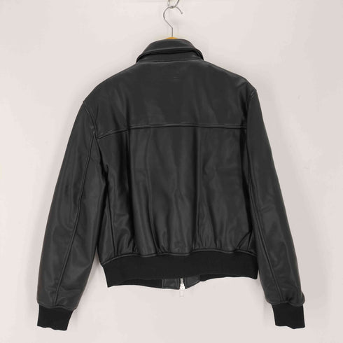 ザラ ZARA エコレザーブルゾン メンズ import:L