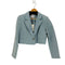 ザラ ZARA クロップドテーラードジャケット レディース import:M