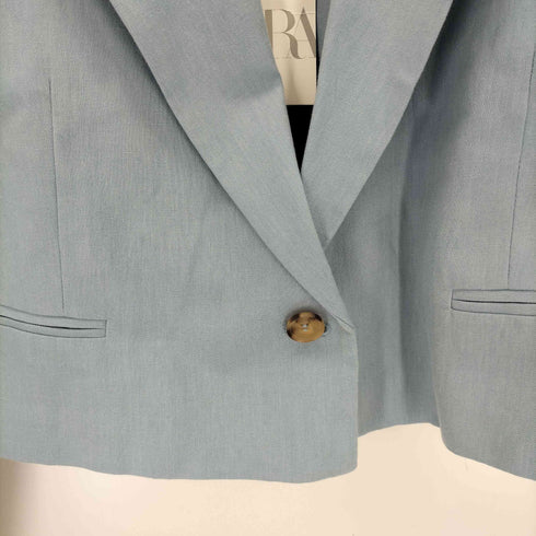 ザラ ZARA クロップドテーラードジャケット レディース import:M