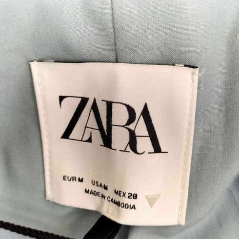 ザラ ZARA クロップドテーラードジャケット レディース import:M
