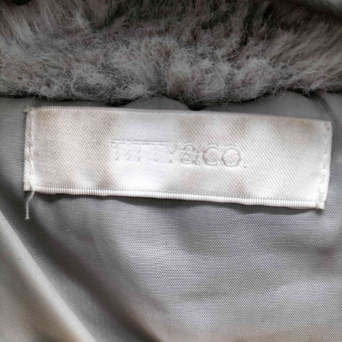 ティティアンドコー titty&Co 23AW ファージャケット レディース FREE F