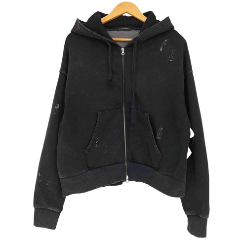 ジーナシス JEANASIS 24aw FadeクラッシュZIPパーカー レディース FREE