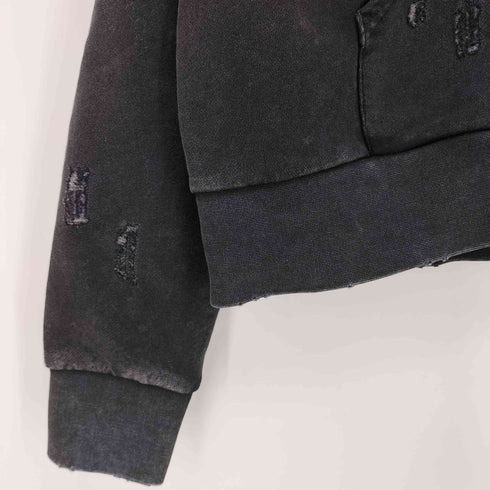 ジーナシス JEANASIS 24aw FadeクラッシュZIPパーカー レディース FREE