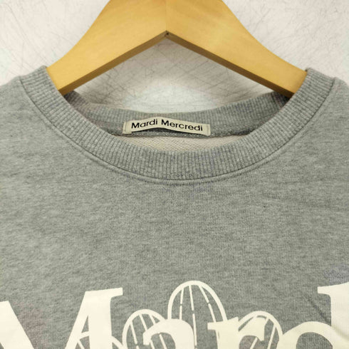 マルディメクルディ Mardi Mercredi SWEATSHIRT FLOWERMARDI プリント スウェット レディース FREE