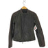 アルマーニジーンズ ARMANI JEANS ゴートレザー ダブルジップシングルライダースジャケット メンズ JPN:42