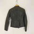 アルマーニジーンズ ARMANI JEANS ゴートレザー ダブルジップシングルライダースジャケット メンズ JPN:42