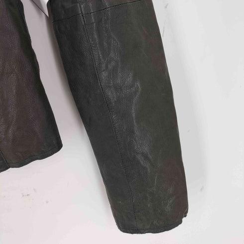 アルマーニジーンズ ARMANI JEANS ゴートレザー ダブルジップシングルライダースジャケット メンズ JPN:42